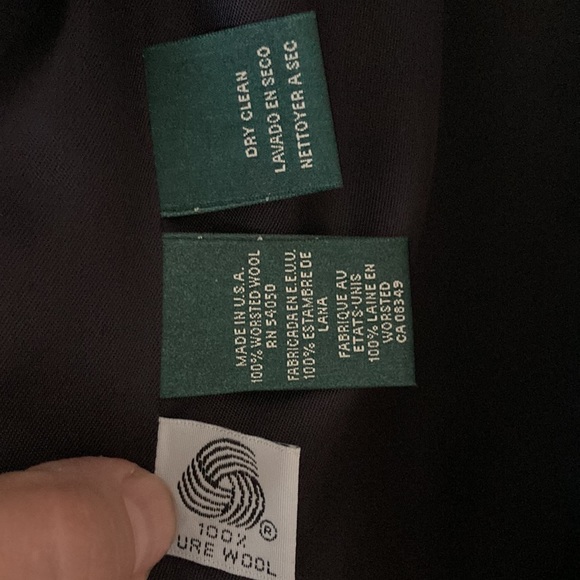 Ralph Lauren Vintage 80’s Wool Blazer Navy Color Size Medium - Picture 5 of 10